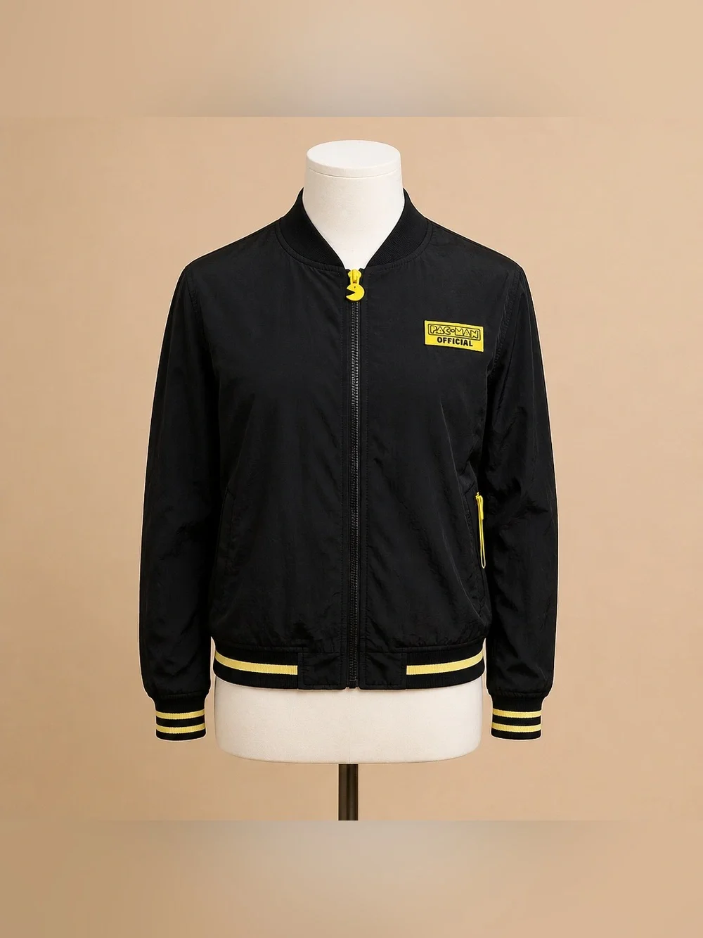 Justice Girls XL 16/18 Pac Man Mini Bomber Jacket